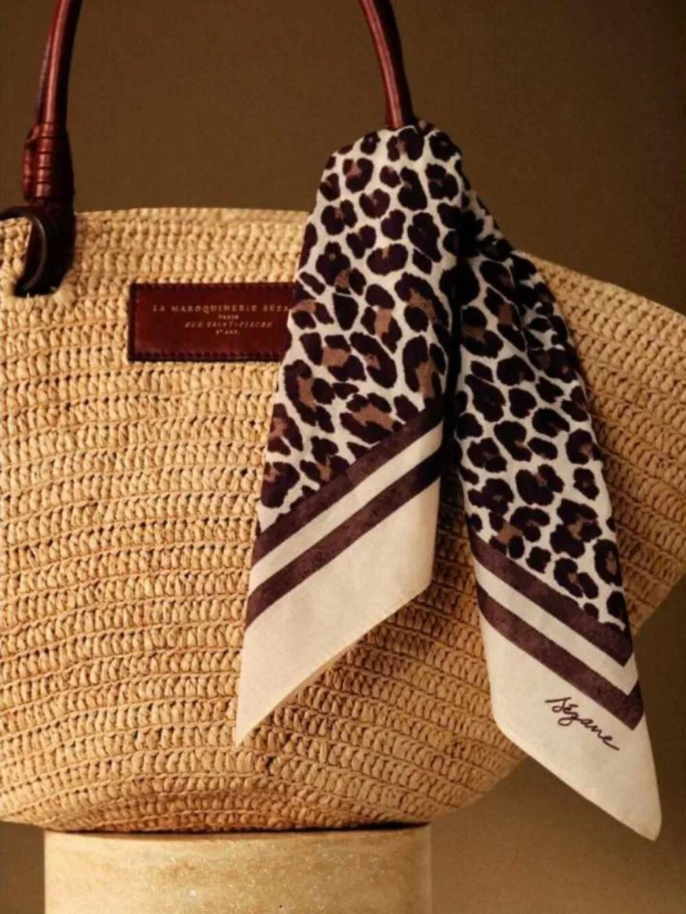 Sézane Léopard Foulard